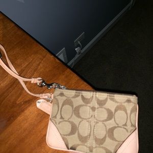 Mini coach wristlet